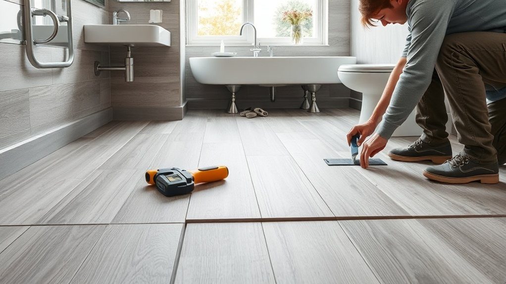 Bathroom Flooring Installation in Belgravia